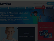 Tablet Screenshot of origin.drynites.fr